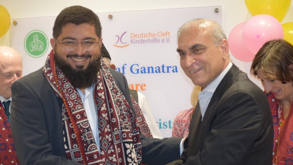 Successful partners: Ahmed Raza Tayyab and Prof. Ganatra.